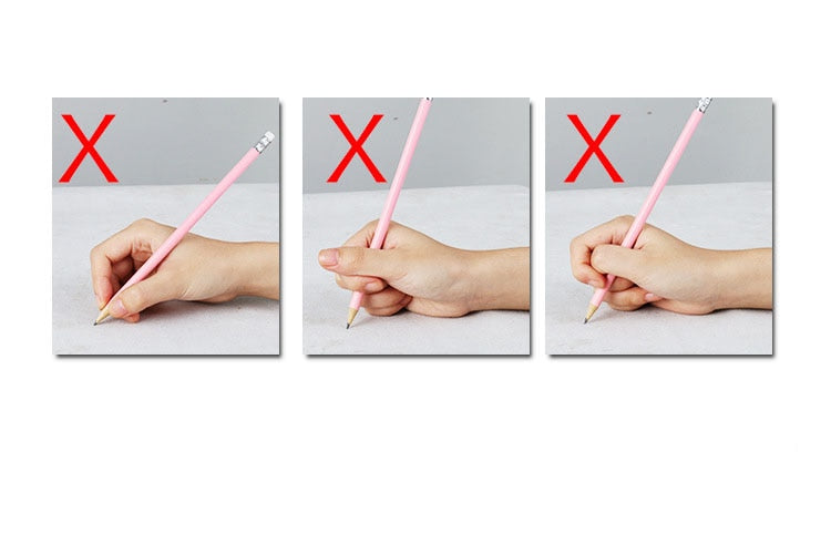 6pcs/Set Children Kids Pencil Grip Holder Tools Writing Aid Grip