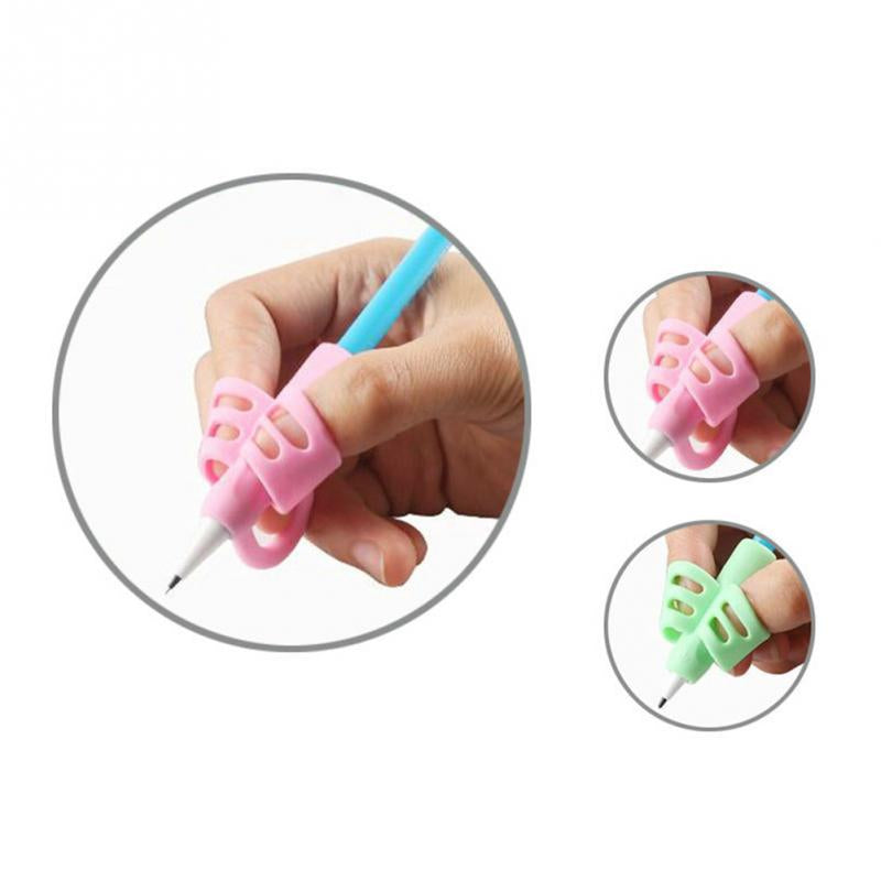 6pcs/Set Children Kids Pencil Grip Holder Tools Writing Aid Grip