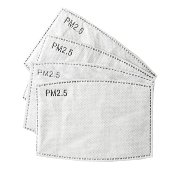 10 pcs Face Mask FILTER Inserts | 5 Layers Pm 2.5 Filters Activated Ca ...